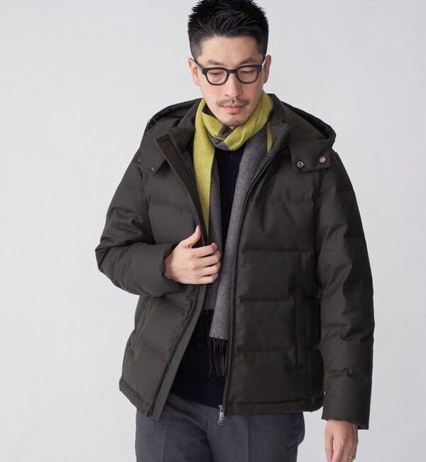 SHIPS「SHIPS: ウールファブリック ダウン ジャケット」|ダウン|