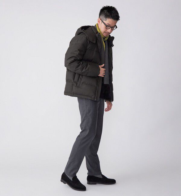 SHIPS「SHIPS: ウールファブリック ダウン ジャケット」|ダウン|