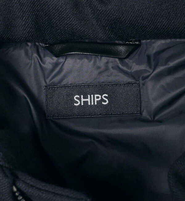 SHIPS「SHIPS: ウールファブリック ダウン ジャケット」|ダウン|