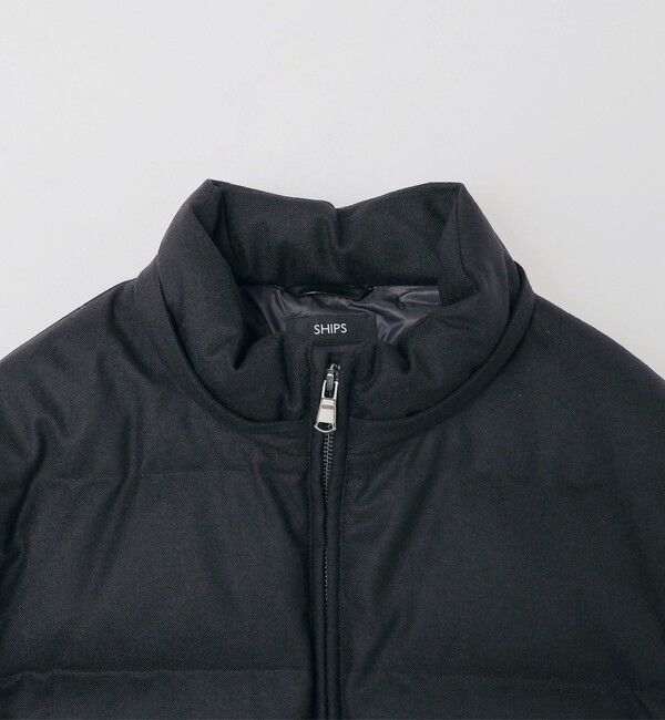 SHIPS「SHIPS: ウールファブリック ダウン ジャケット」|ダウン|
