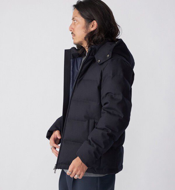 SHIPS「SHIPS: ウールファブリック ダウン ジャケット」|ダウン|