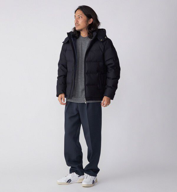 SHIPS「SHIPS: ウールファブリック ダウン ジャケット」|ダウン|