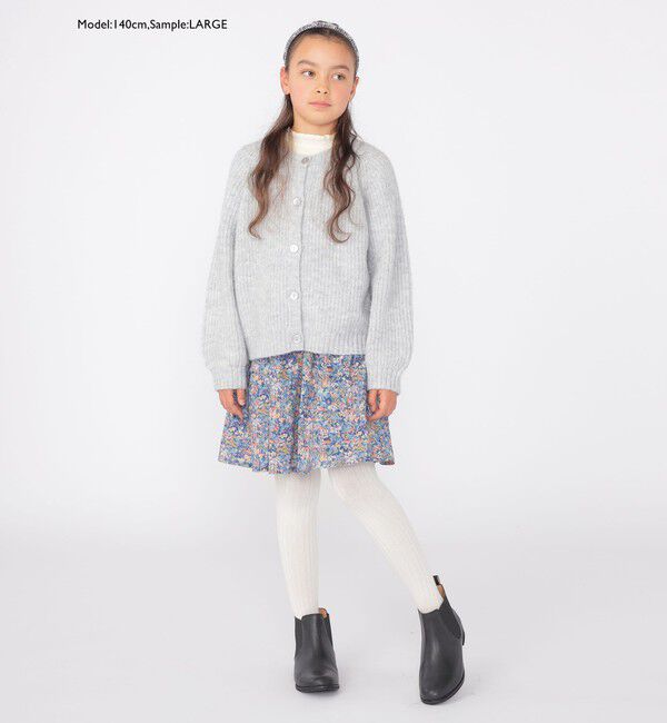 SHIPS KIDS「SHIPS KIDS:100～140cm / ＜手洗い可能＞ 5G 畔ニット カーディガン」|カーディガン|