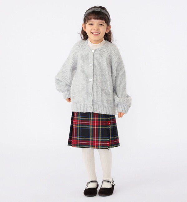 SHIPS KIDS「SHIPS KIDS:100～140cm / ＜手洗い可能＞ 5G 畔ニット カーディガン」|カーディガン|