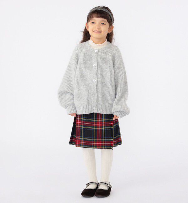 SHIPS KIDS「SHIPS KIDS:100～140cm / ＜手洗い可能＞ 5G 畔ニット カーディガン」|カーディガン|