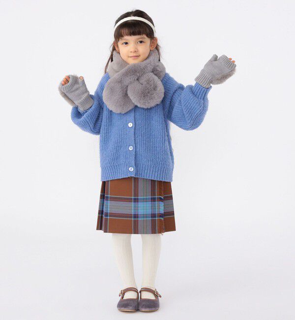 SHIPS KIDS「SHIPS KIDS:100～140cm / ＜手洗い可能＞ 5G 畔ニット カーディガン」|カーディガン|