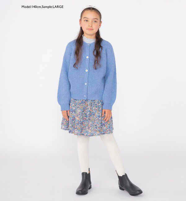 SHIPS KIDS「SHIPS KIDS:100～140cm / ＜手洗い可能＞ 5G 畔ニット カーディガン」|カーディガン|