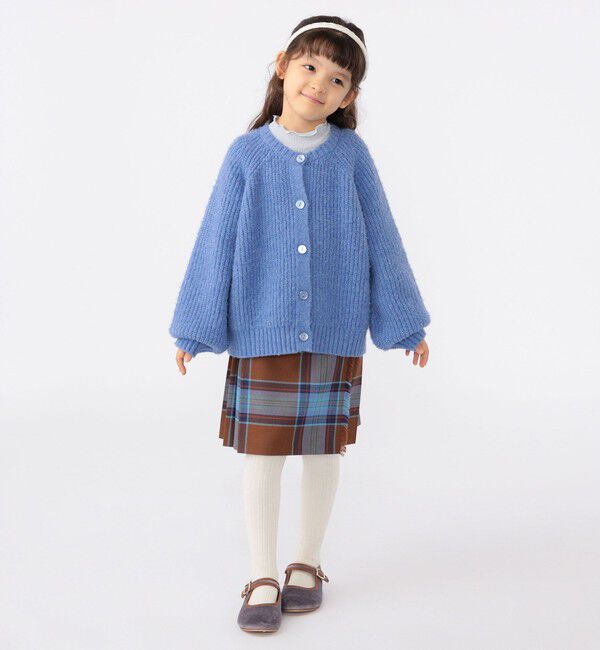SHIPS KIDS「SHIPS KIDS:100～140cm / ＜手洗い可能＞ 5G 畔ニット カーディガン」|カーディガン|