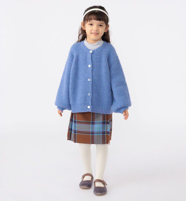 SHIPS KIDS「SHIPS KIDS:100～140cm / ＜手洗い可能＞ 5G 畔ニット カーディガン」|カーディガン|