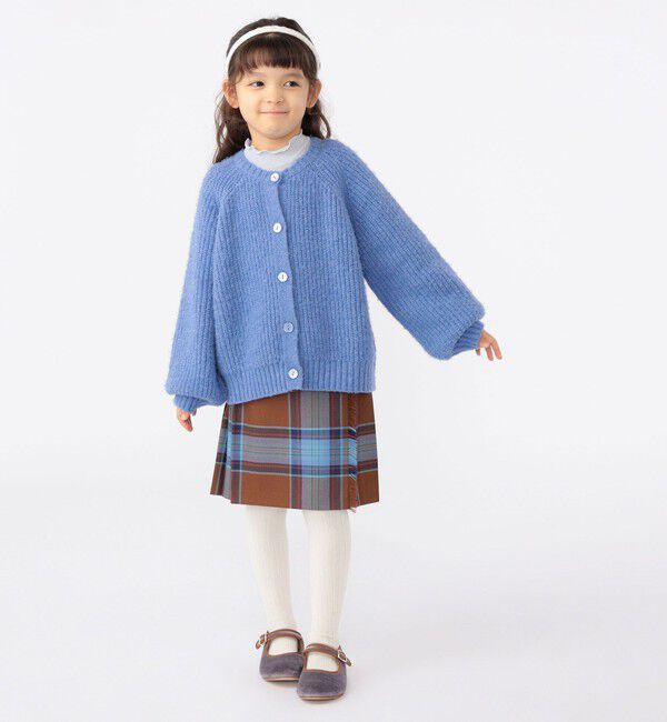 SHIPS KIDS「SHIPS KIDS:100～140cm / ＜手洗い可能＞ 5G 畔ニット カーディガン」|カーディガン|