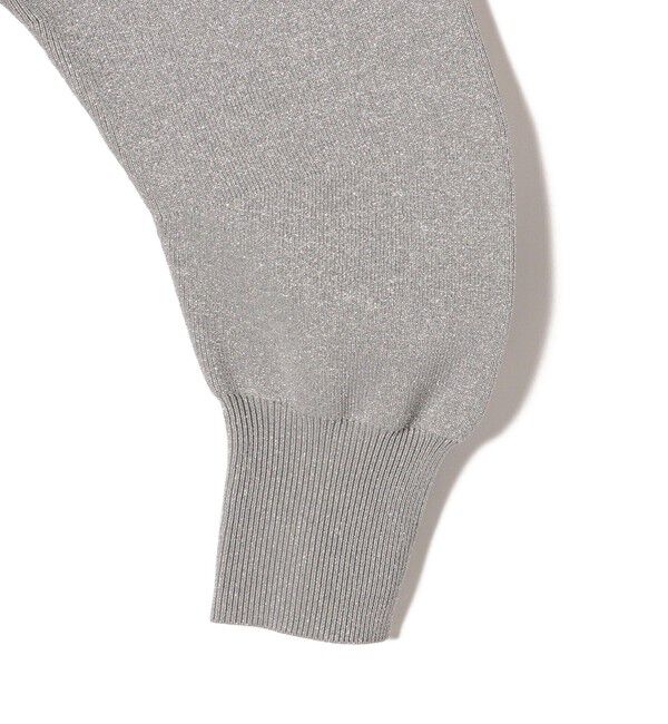 SHIPS for women「* 〈手洗い可能〉ラメ ペプラム バナナ スリーブ カーディガン 24SS ◇」|カーディガン|