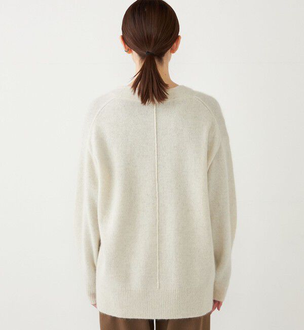 SHIPS Colors 「SHIPS Colors:フォックス アンゴラ ミックス Vネック カーディガン」|カーディガン|