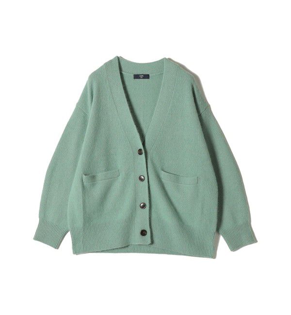 SHIPS Colors 「SHIPS Colors:フォックス アンゴラ ミックス Vネック カーディガン」|カーディガン|