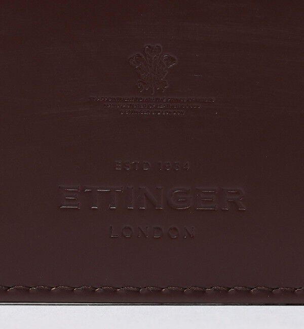 SHIPS「ETTINGER: ブライドルレザー フラット カード ケース」|名刺入れ・カードケース|