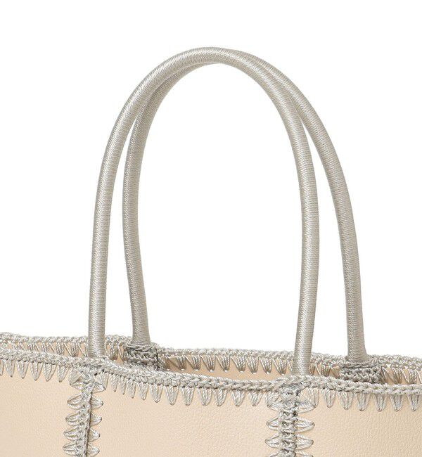 SHIPS any「SHIPS any: ステッチ エンブロイダリー ポケット トートバッグ」|トートバッグ|