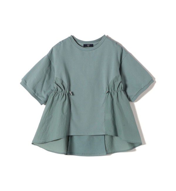 SHIPS Colors 「SHIPS Colors:〈洗濯機可能〉ミニ裏毛 ドッキング トップス◇」|Tシャツ・カットソー|