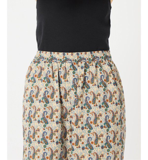 OUTDOOR PRODUCTS Usual Things「ペイズリープリントイージーパンツ セットアップ対応可」|スラックス|