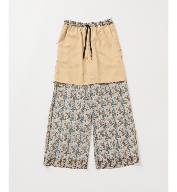 OUTDOOR PRODUCTS Usual Things「ペイズリープリントイージーパンツ セットアップ対応可」|スラックス|