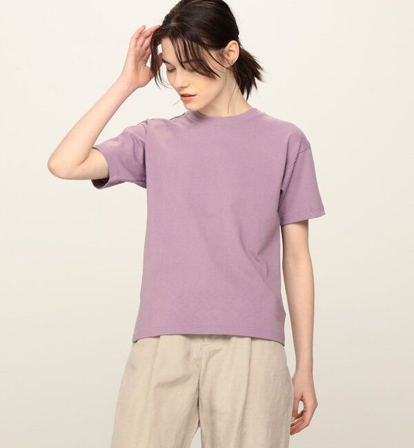 GALERIE VIE「コットン クルーネックプルオーバー」|Tシャツ・カットソー|