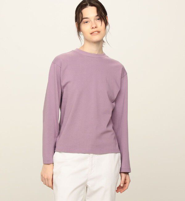 GALERIE VIE「コットン クルーネックプルオーバー」|Tシャツ・カットソー|