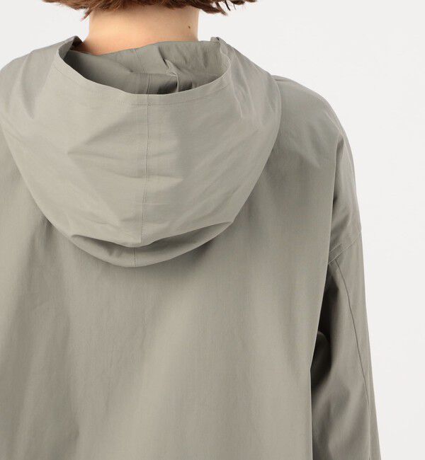 GALERIE VIE「コットンストレッチブロード フードシャツ」|シャツ・ブラウス|