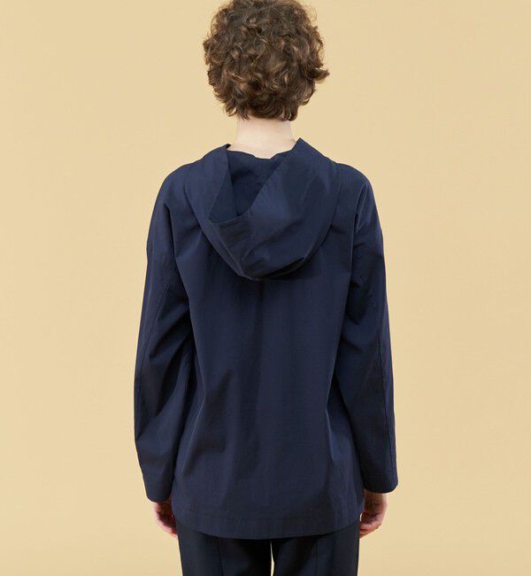 GALERIE VIE「コットンストレッチブロード フードシャツ」|シャツ・ブラウス|