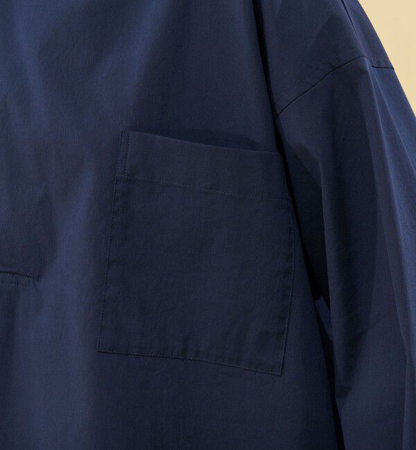 GALERIE VIE「コットンストレッチブロード フードシャツ」|シャツ・ブラウス|