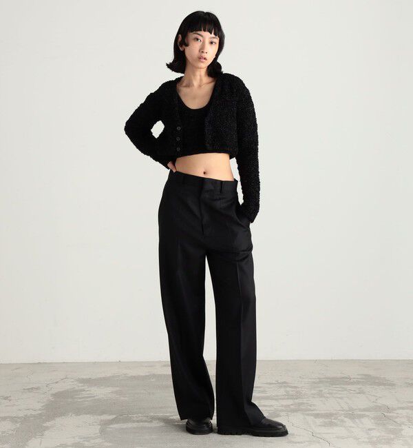 Edition「ニットツイードカーディガン」|カーディガン|