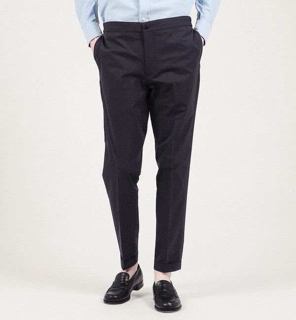 TOMORROWLAND MENS「2WAYストレッチ ダブルクロス ノープリーツイージースラックス」|スラックス|