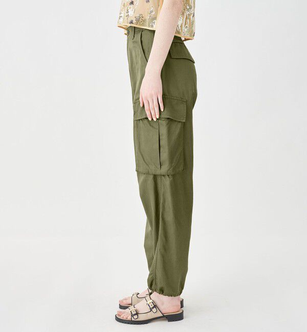 MACPHEE「コットンレーヨンモールスキン カーゴパンツ」|カーゴ|