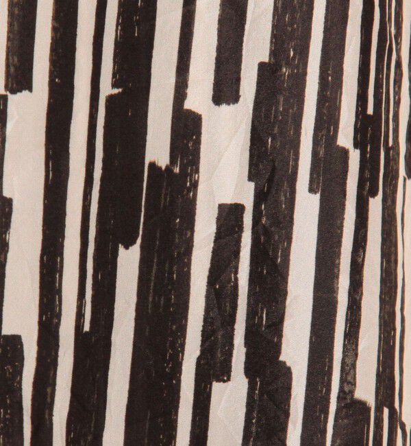 GALERIE VIE「シルクハブタエプリント スキッパーシャツ」|シャツ・ブラウス|