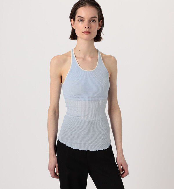 TOMORROWLAND GOODS「HAKUJI  Twist cotton asym TT」|Tシャツ・カットソー|