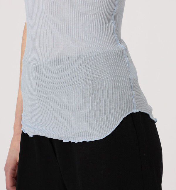 TOMORROWLAND GOODS「HAKUJI  Twist cotton asym TT」|Tシャツ・カットソー|