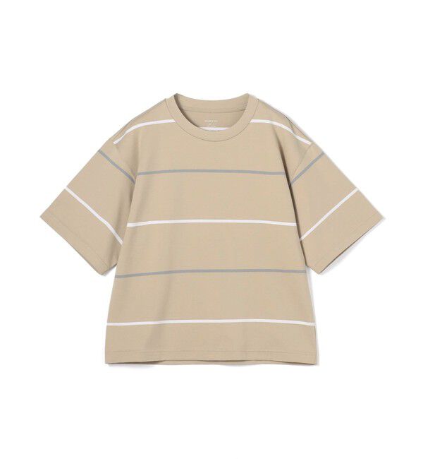 GALERIE VIE「コンパクトジャージー クルーネックプルオーバー」|Tシャツ・カットソー|42 ライトベージュ系