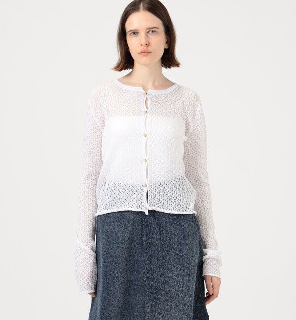 TOMORROWLAND GOODS「Lauren Manoogian POINTELLE カーディガン」|カーディガン|