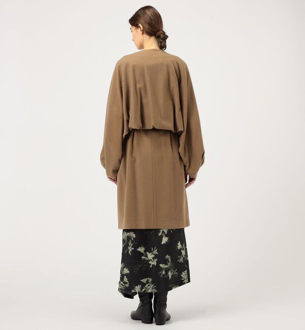 TOMORROWLAND BUYING WEAR「MARTIN GRANT CAPE BALOON コート」|ノーカラーコート|