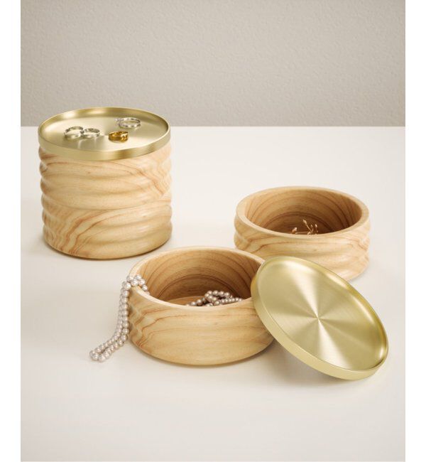 journal standard Furniture「《WEB限定》【umbra/アンブラ】TESORA WOOD BOX　ウッドボックス」|その他|ベージュ