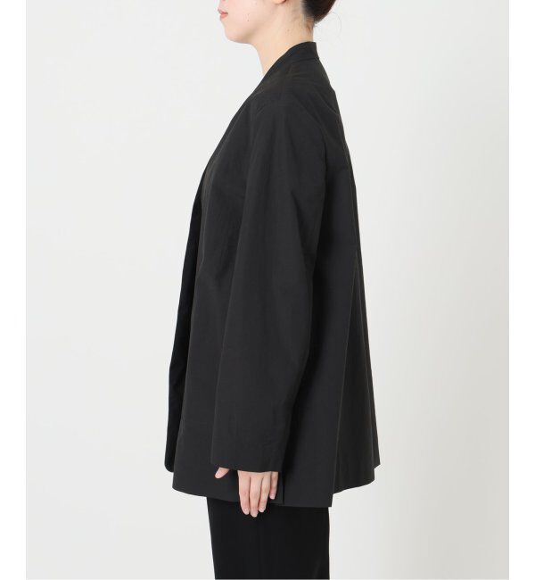 VERMEIL par iena「ドライコットンノーカラージャケット」|ノーカラージャケット|