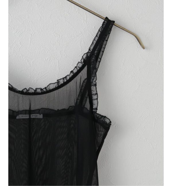 IENA LA BOUCLE「SIMONE WILD/シモーネ ワイルド MESH キャミトップ」|キャミソール|