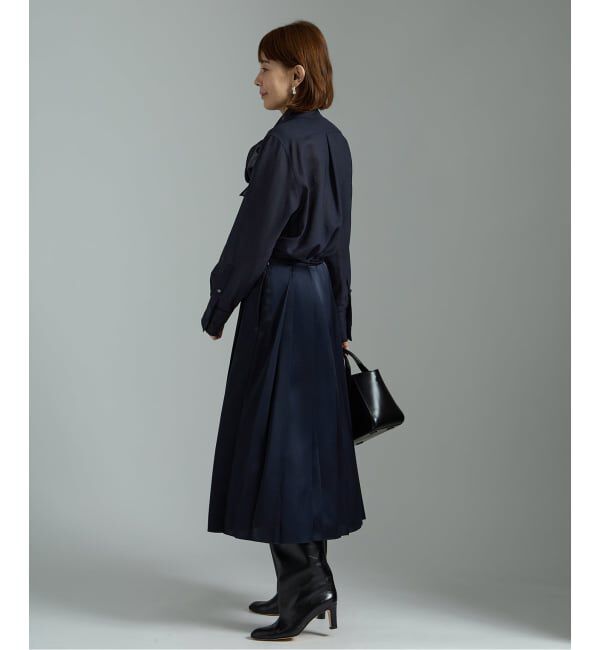 VERMEIL par iena「Woolボイルボータイブラウス」|シャツ・ブラウス|