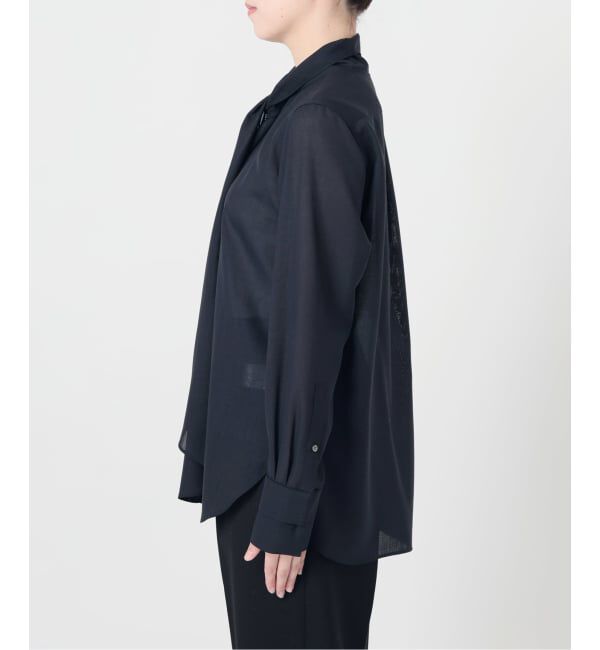 VERMEIL par iena「Woolボイルボータイブラウス」|シャツ・ブラウス|