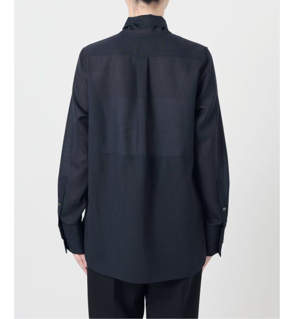 VERMEIL par iena「Woolボイルボータイブラウス」|シャツ・ブラウス|