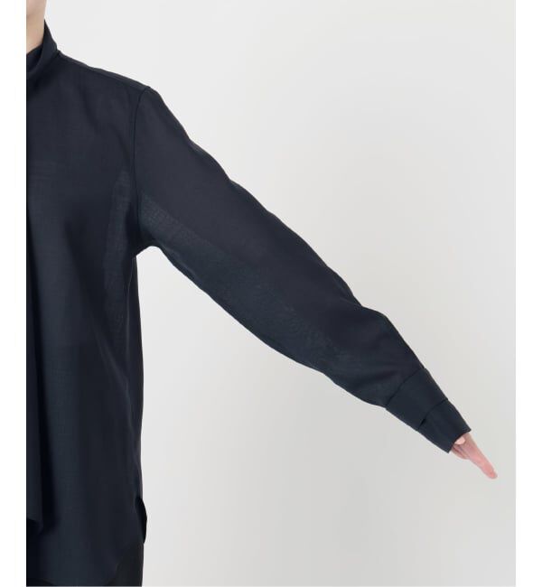 VERMEIL par iena「Woolボイルボータイブラウス」|シャツ・ブラウス|