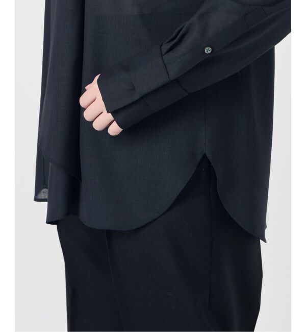 VERMEIL par iena「Woolボイルボータイブラウス」|シャツ・ブラウス|