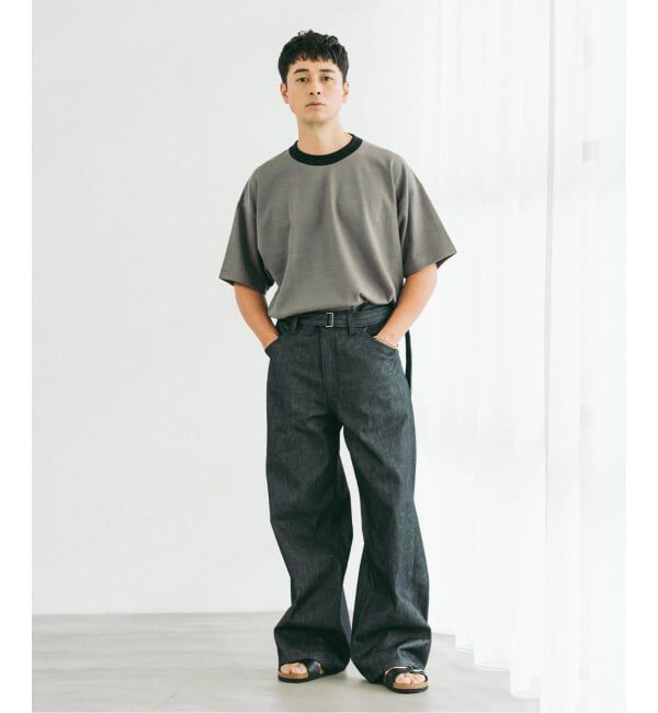 EDIFICE「《予約》LEVI&rsquo;S(R)/リーバイス(R) 別注 TWISTED BELTED デニムパンツ (L30)」|デニム|