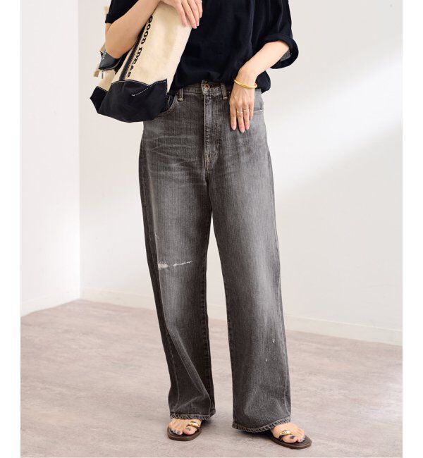 FRAMeWORK「≪追加・ベストセラー≫デニムストレートパンツ」|デニム|グレーA