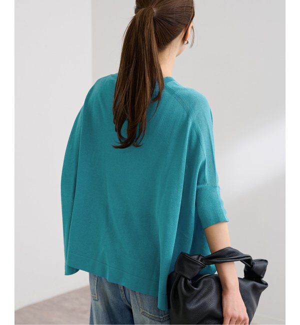 FRAMeWORK「ペーパーミックスポンチョニット」|ニット・セーター|