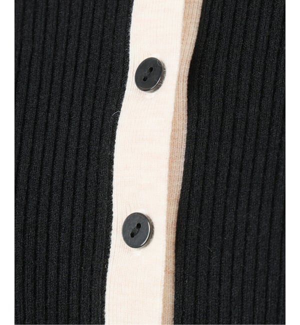  「【洗える】裾ドッキングニットワンピース」|ワンピース|