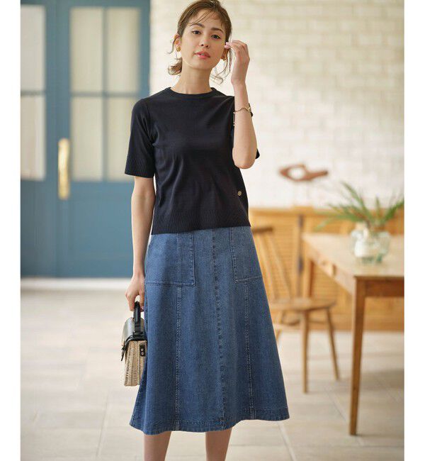 組曲「【WEB限定】セーターマシーン 半袖ニットTシャツ」|Tシャツ・カットソー|