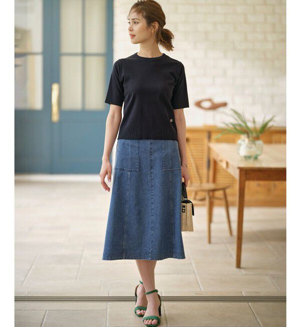 組曲「【WEB限定】セーターマシーン 半袖ニットTシャツ」|Tシャツ・カットソー|